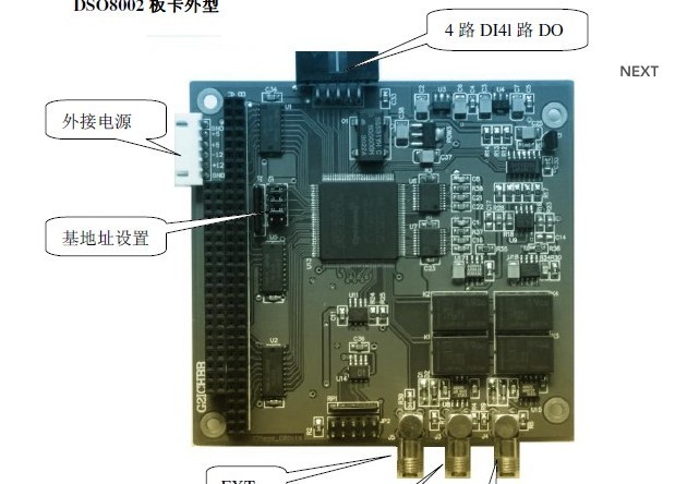 最大采樣率：100Msps;單臺通道數(shù)：并行雙通道+外觸發(fā)通道+4 路DO+4 路DI;AD 分辨率：08bits，系統(tǒng)精度:≤±1%
存儲容量： 每通道最大4Ksa/CH;量 程：±250mV、±500mV,、±1.0V,、±2.5V
