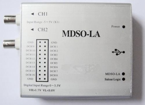 MDSO-LA示波器邏輯分析儀是一款基于PC的高性價比的電路分析調(diào)試工具,。虛擬示波器功能：最高采樣率48M,、模擬帶寬20M，可以同時工作,；16路邏輯分析儀